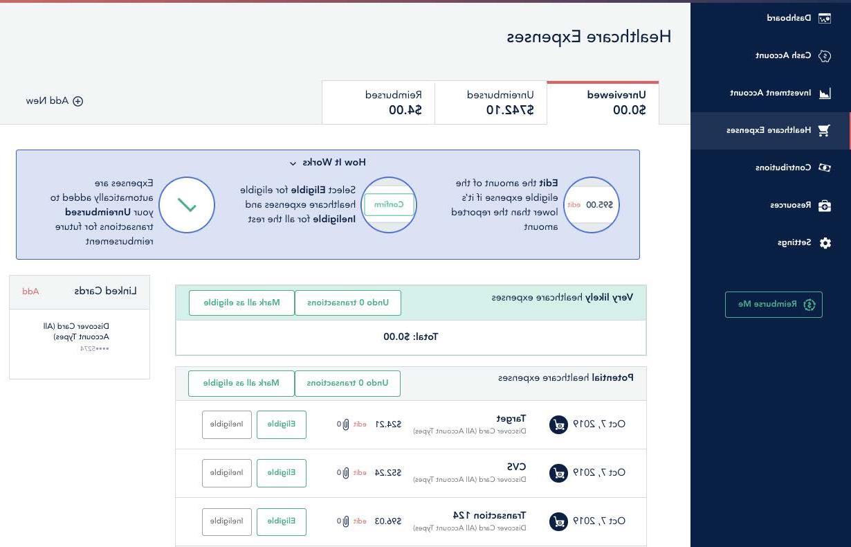 HSA Portal Interface